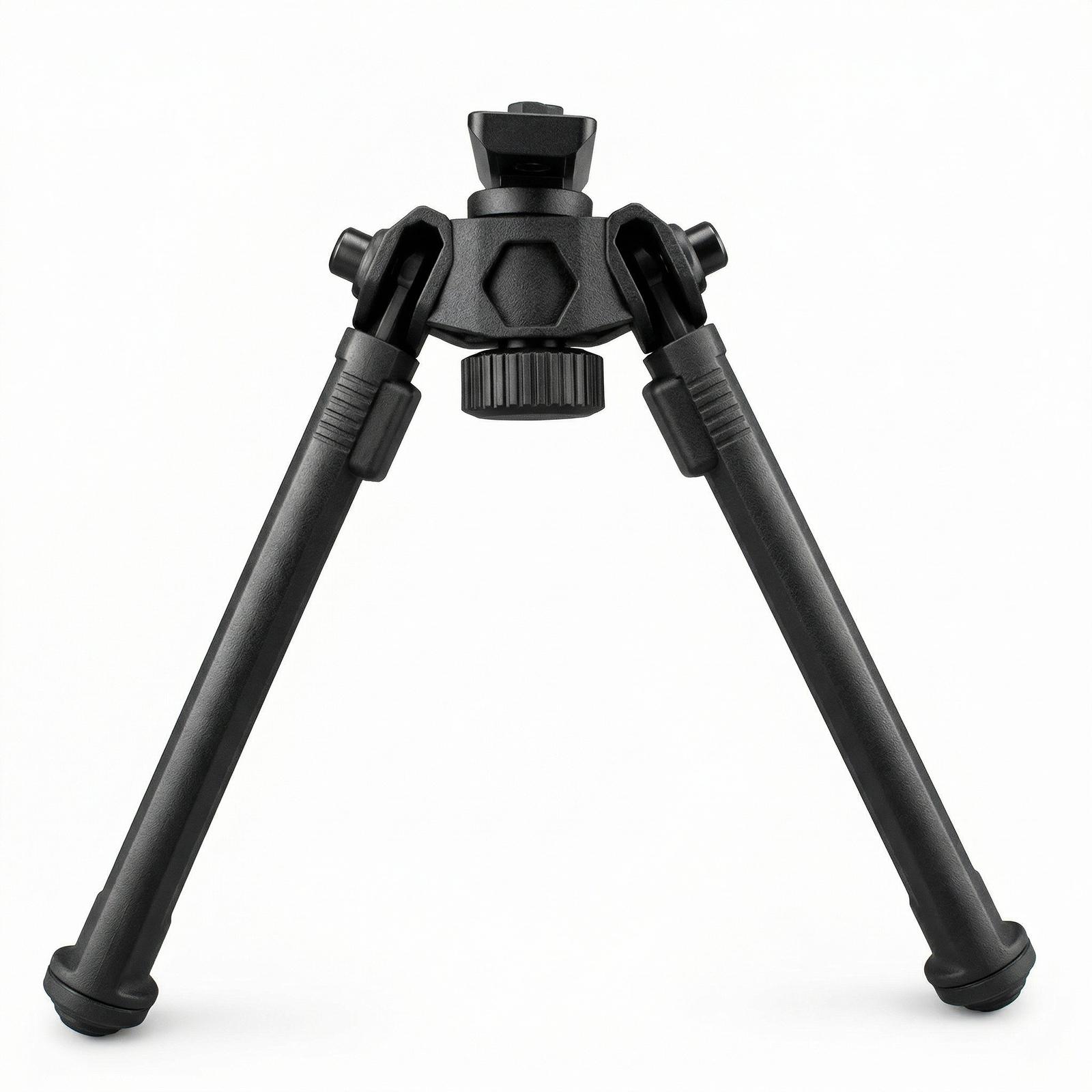 Ultra-Light Two-Legged Stand, T-Nut Track Mount Support Bracket, Adjustable Height (7.5-10.6 Inch) Foldable Stabilizer for Outdoor Observation