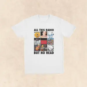All This Radio But No Head T-Shirt Retro Classic Funny Quote Tee Bootleg Bestseller Unisex Sweatshirt Hoodie Tee Gift  HJU