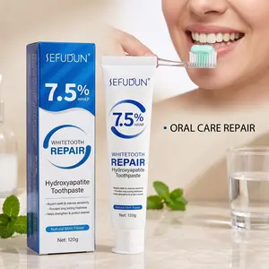 Hydroxyapatite Toothpaste 7.5% nHAP | SEFUDUN Enamel Support & Sensitive Care | Natural Mint 120g