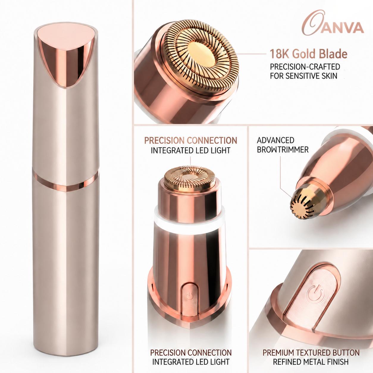 OANVA 2 in 1 facial & eyebrow hair trimmer for Women, Rechargeable Face Razor, Lip & Peach Fuzz Remover, Precision Eyebrow Shaper, Portable Painless Hair Removal Tool.SummerWins DealsForYouDays,summerhairstyles OANVA 2 in 1 facial & eyebrow hair trimmer for Women, Rechargeable Face Razor, Lip & Peach Fuzz Remover, Precision Eyebrow Shaper, Portable Painless Hair Removal Tool.SummerWins DealsForYouDays,summerhairstyles