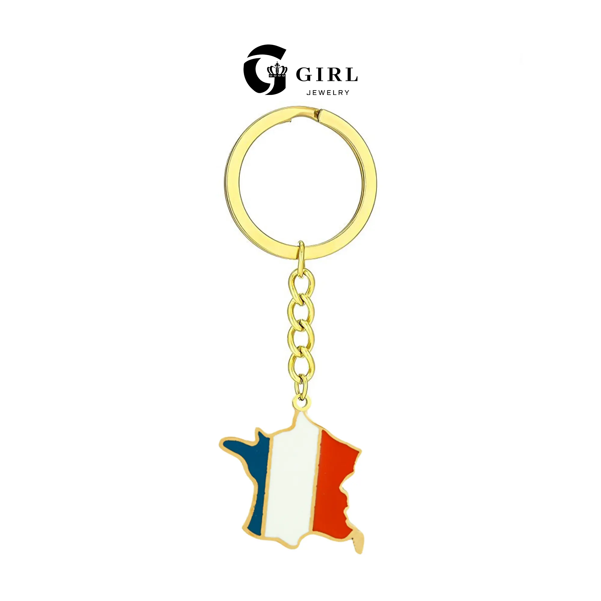 F-French-Keychain