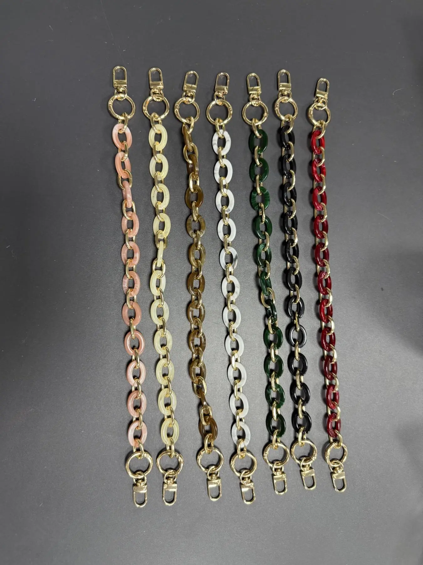 Solid Color Resin Bag Chain, Classic Chain, Fashionable Bag Strap for Women's Handbag, Fashion Bag Accessories for Daily Use, Handbag Accessory, Bag Chains for Handbags