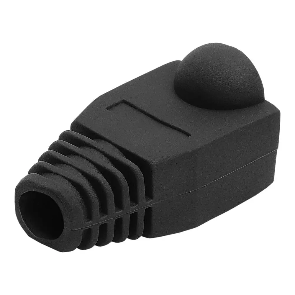 Zoobla RJ45 Strain Relief Boots - Cat6/Cat5e Ethernet LAN Cable Connector Covers for Networking Cables (Pack of 100)