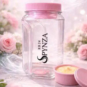 Salad Container with Dressing Cup – Leakproof Side-Opening Meal Prep Food Storage Box, Reusable Salad Jar with Secure Lock Lid for Work, Travel & Picnic (Blush Pink)