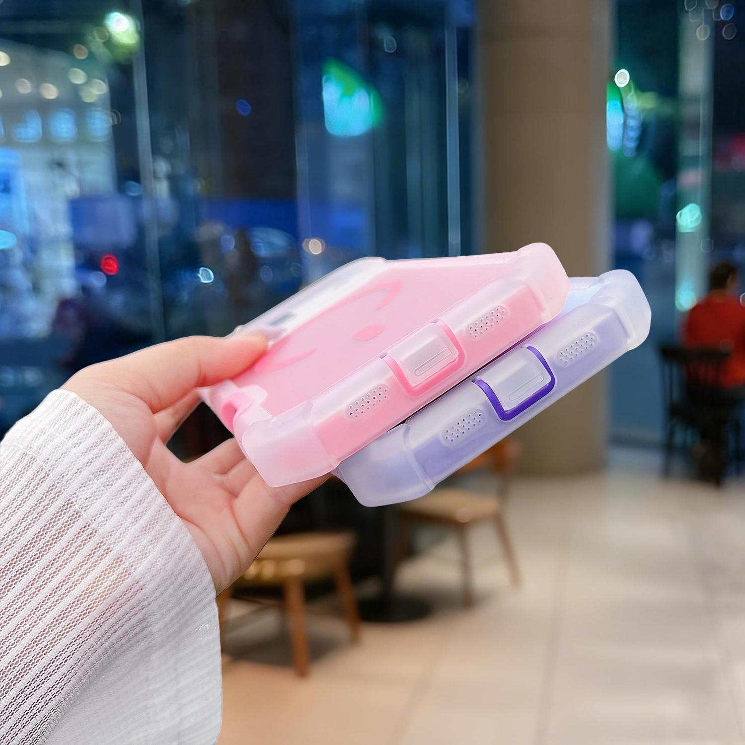 For iPhone 17 Pro Max Case/17 Air/17 Pro/17 16 15 14 13 , Iridescent Back, Magnetic Support for MagSafe Shockproof Cover, Crystal and Corner High-Duty Protection for Girls Women