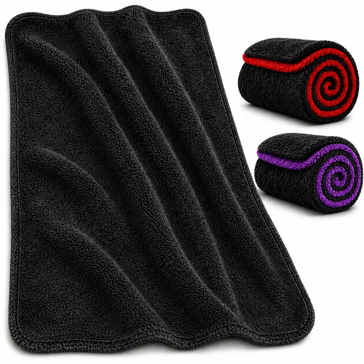 Largest 36''x28'' 1400GSM Double Twisted Loop Car Drying Towel, Ultra-Absorbent Microfiber Drying Towel for Automotive Detailing Vehicle Wash Kit Car Washing Supplies,Car Detailing