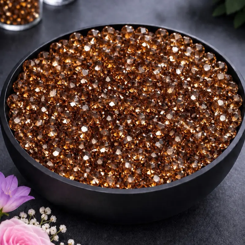 Reese & Riley Co. Espresso Yourself Hazard-Free Acrylic Bead - High-Quality, Easy-to-Apply for Beginners - Customizable Sparkle for Tumblers, No Complex Setup for DIY Crafts Projects