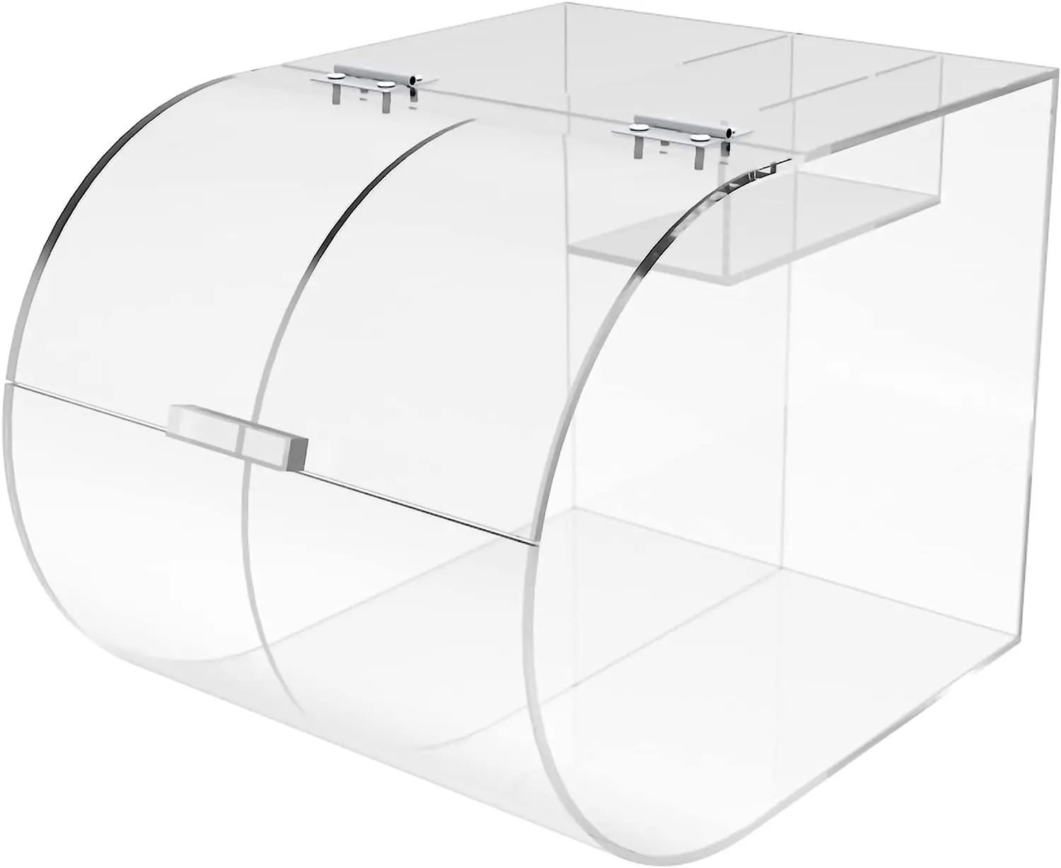 FixtureDisplays® Clear Acrylic Plexiglass Candy Bulk Bin Dispenser 9 X 12 X 9" with Scoop Chamber 100865-NF