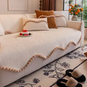 Elegant Fashion Sofa Cushion Set, Sofa Cushion Cover, Reusable All-Season Comfortable Couch Protector, Durable Anti-Slip, Ideal for Home Decor