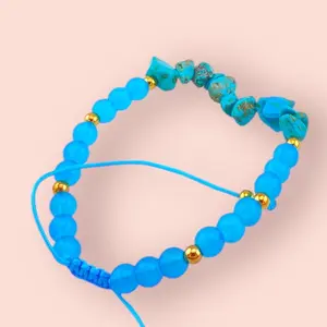 Beads Unisex Gemstone Bracelets Healing Macrame Adjustable for Personalized Style and Comfort bracelet trend