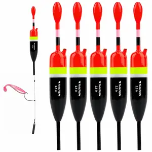 Fishing Bobbers Fishing Floats and Bobbers Slip Bobbers for Fishing Balsa Floats Crappie Fishing Bobbers Floatage 1/7Oz(1.5"X0.6"X4.58")-5Pcs