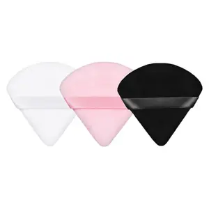 5pcs Triangle Powder Puff, 5pcs Makeup Puffs for Loose setting powder face body, Makeup Tools, friendly Makeup Sponge Puff Cosmetic