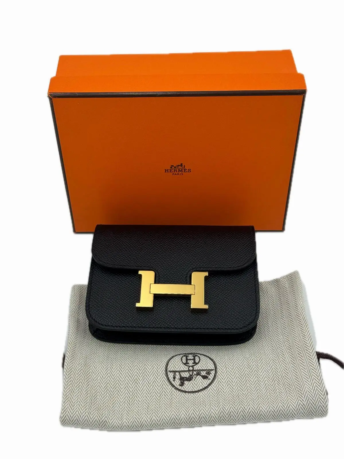 Pre-owned HERMÈS Epsom Leather Crossbody Bags Hermes Constance Slim Wallet 17 2600040239866