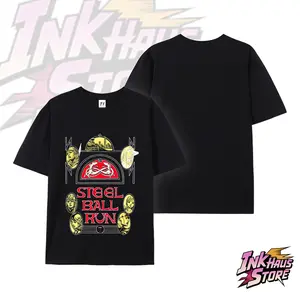 *Steel Ball Run* --Short-sleeved cotton unisex casual T-shirt
