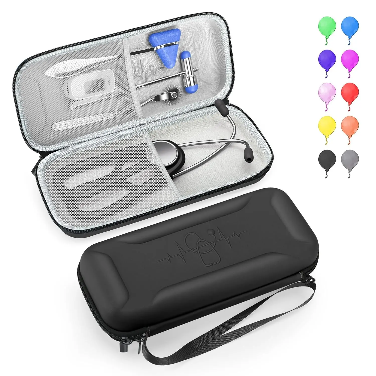 Stethoscope Case for 3M Littmann Classic Iii,Lightweight II S.E. Cardiology Iv,N