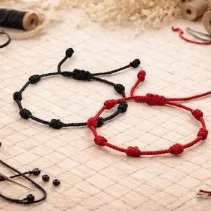 Pulsera de 7 Nudos para Protección