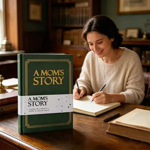 Mom's Life Story Guided Journal (Hardcover): A Meaningful Keepsake for Mom to Share Her Journey and Memories, Book Includes 250+ Prompt Questions, Sentimental Gifts for Mother's Day, Birthday & Christmas
