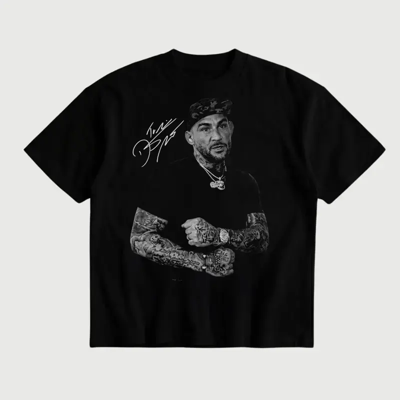 Cotton T-Shirt Dustin Poirier Graphic Tee UFC Combat Sports Fan Shirt MMA Fight Night Tee Gift for Men Women American