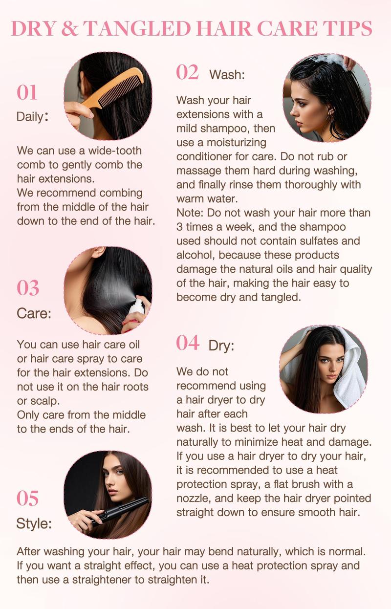 GOOGOO Hair Extensions Tape in Human Hair Natural Straight