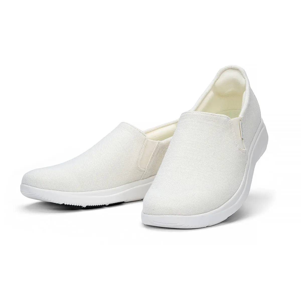 Men's Signature Slip-Ons Natural White