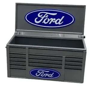 Ford Workbench Toolbox Pen Holder - Mini Tool Chest Organizer for Desk, Durable 3D-Printed Material, Ideal for Mechanics, Woodworkers, and DIYers