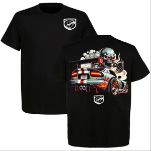 Skull Dodge Viper Street Beast T-Shirt, American Muscle Viper Tee, Great gift for Car Enthusiasts, Full Size, Full Color