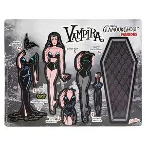 Vampira Glamour Ghoul Dress Up Magnet Set