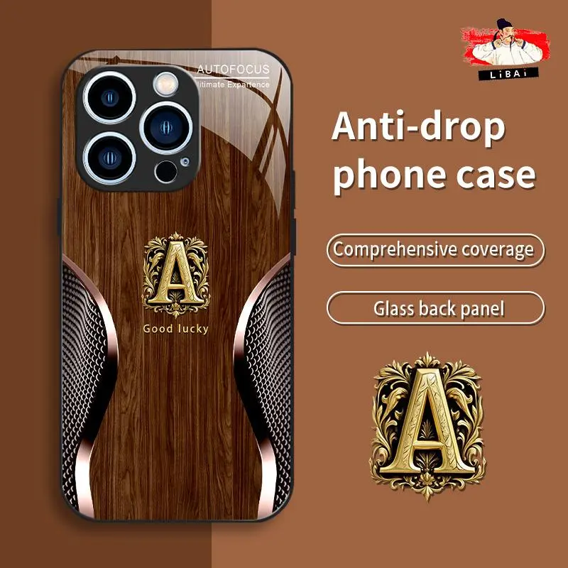 Retro Letter Smartphone Casing for iPhone 14 Pro Max, Simple Handheld Cellphone Case, Explosion-Proof, Anti-Fall, Anti-Fingerprint, Affordable Devices Accessory 995