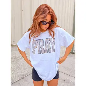 Camo Pray Graphic Top