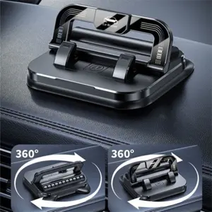 Strong Suction Cup Car Phone Holder, 360° Rotating Adjustable Viewing Angle, Anti-Slip Base, Fits All Phones, Cell Phone Car Mount, Universal Car Mount, Dashboard Phone Holder