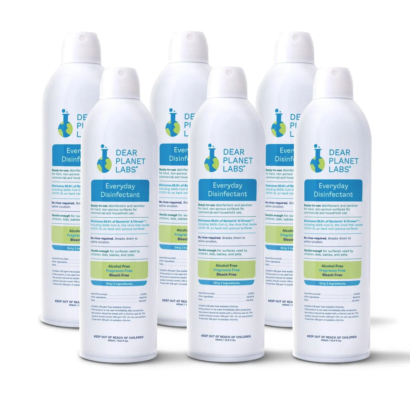 Hypochlorous Acid Disinfectant Spray (6-pack)