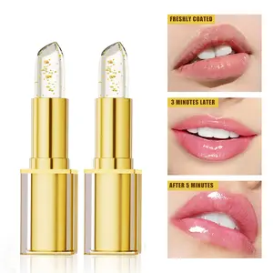 【Buy 1 Get 1 Free】2PCS Transfer-Proof Fantasy Color-Changing Lipstick | Gold Crystal pH-Sensitive | Deep Nourishment | 24H Long-Wearing Glossy Shine | Women's Halo Lip Look