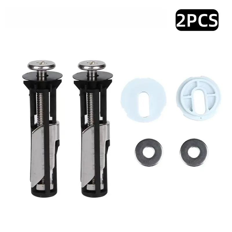 Universal Toilet Seat Bolt Kit Screws Quick Release Easy Install Toilet Seat Replacement Parts Toilet Cover Maintenance Fixing Accessories