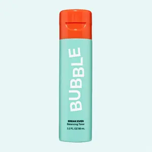 Bubble Skincare Break Even Balancing Face Toner - Gentle Exfoliating Toner & Pore Minimizer for Normal to Oily Skin Types - Skin Care Formulated with Green Tea Extract and Niacinamide