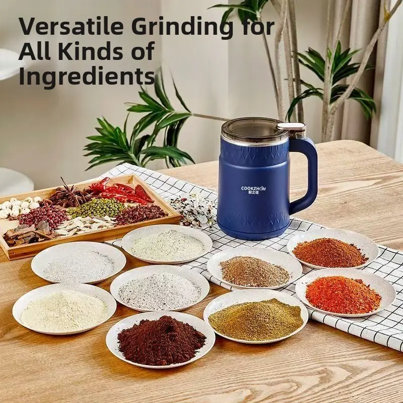 Electric Coffee Grinder - Stainless Steel Blades, Multi-Purpose for Coffee Beans, Nuts, Spices