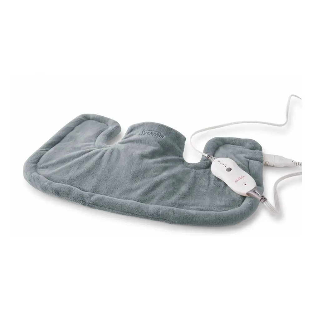 Sunbeam Renue Multifunctional Heating Pad for Neck & Shoulders, Thermal Warm Hot Compress Pad with 4 Heat Settings & 2-Hour Auto-Off