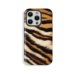 Stylish Tiger Pattern Rugged Phone Case, Cool Protective Case, Gift for Him or Her, Shockproof, Double Shell Anti-drop, Wear Resistant, Phone Case Suitable for Iphone 11/12/13/14/15/16/17 Pro Promax Plus Air