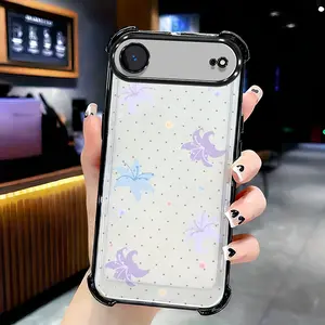 Spotted Lily iphone17AIR  Anti-fall airbag case with reinforced corners fun design transparent making it the perfect New Year modern full coverage cool design fashionable Chinese style cute cartoon design drop protection Easter