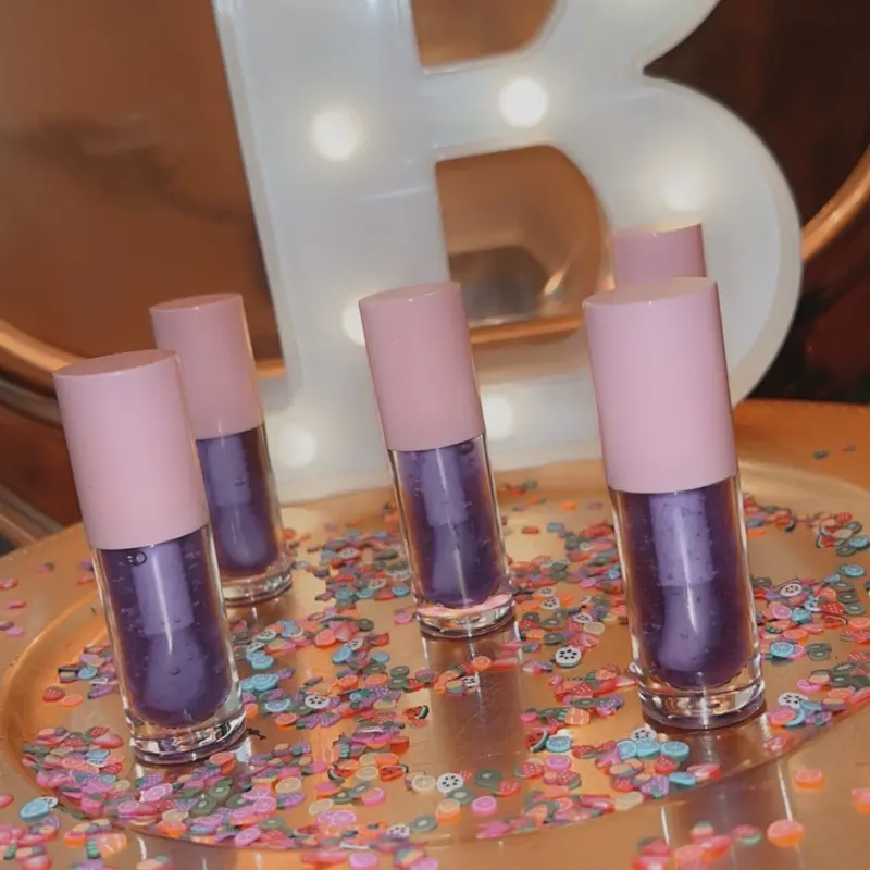 #08 EGYPT Lip Gloss – Purple Tint with Clear Shine | Hydrating, Non-Sticky, Vegan Gloss for a Bold, Glossy Pout