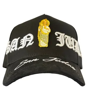 GORRA DE SAN JUDAS TADEO WHITE ON BLACK