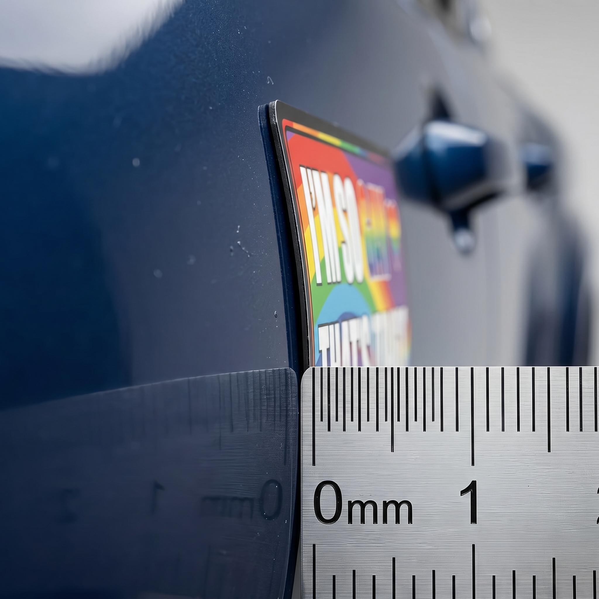 Magnet Thickness Close Up