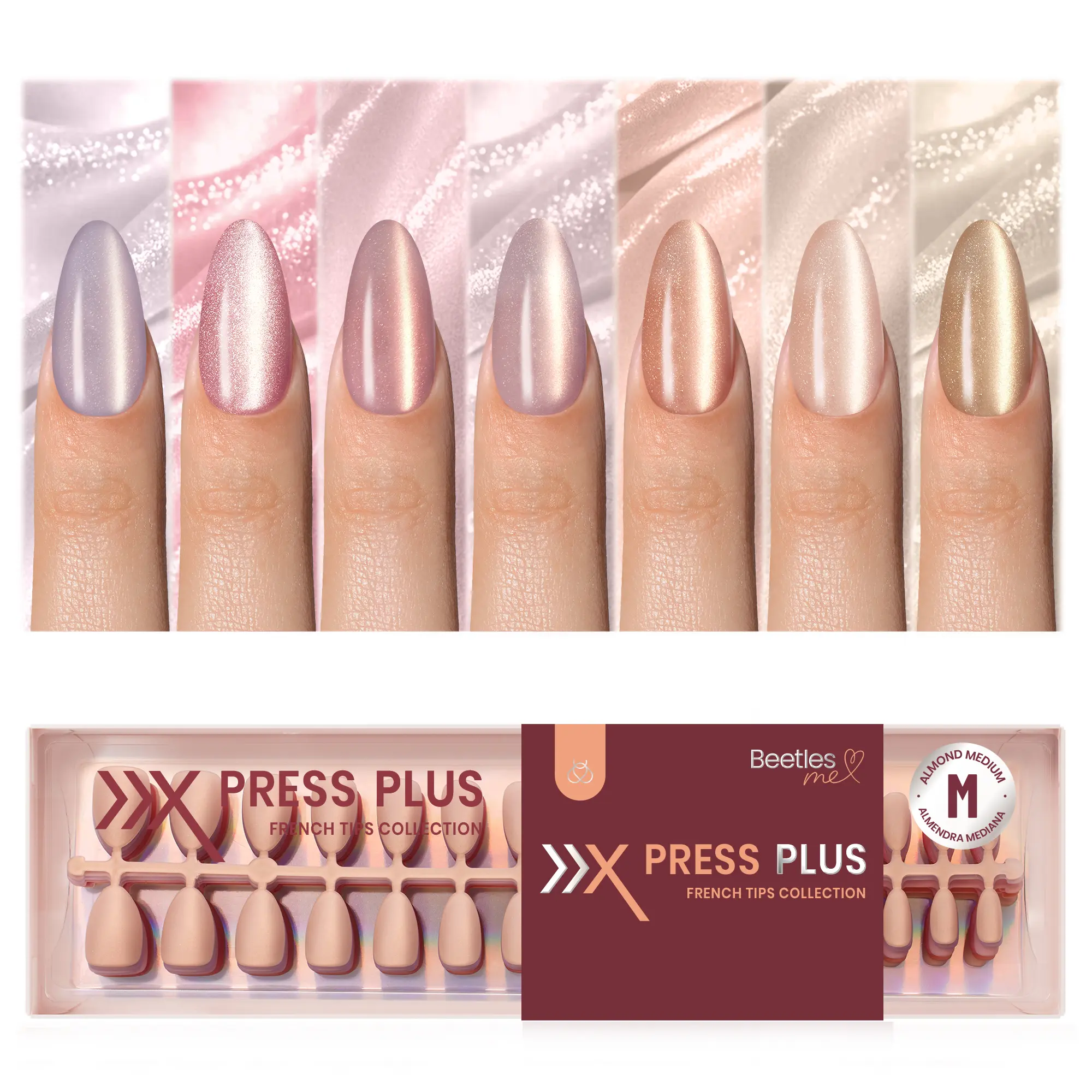 Candy Nova M Almond [Nail Tips Only]