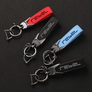 Honda Rebel Suede Luxury Keyrings Keychain For Honda Rebel CMX 300 500 1100 CMX300 CMX500 CM1100 2017-2025 Motorcycle Accessorie