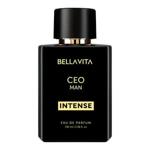 BellaVita Luxury's CEO Man Intense |  EDP | Lavender, Carnation & Patchouli | Long Lasting | 18% Perfume Oil Concentration | 3.38 Fl.oz