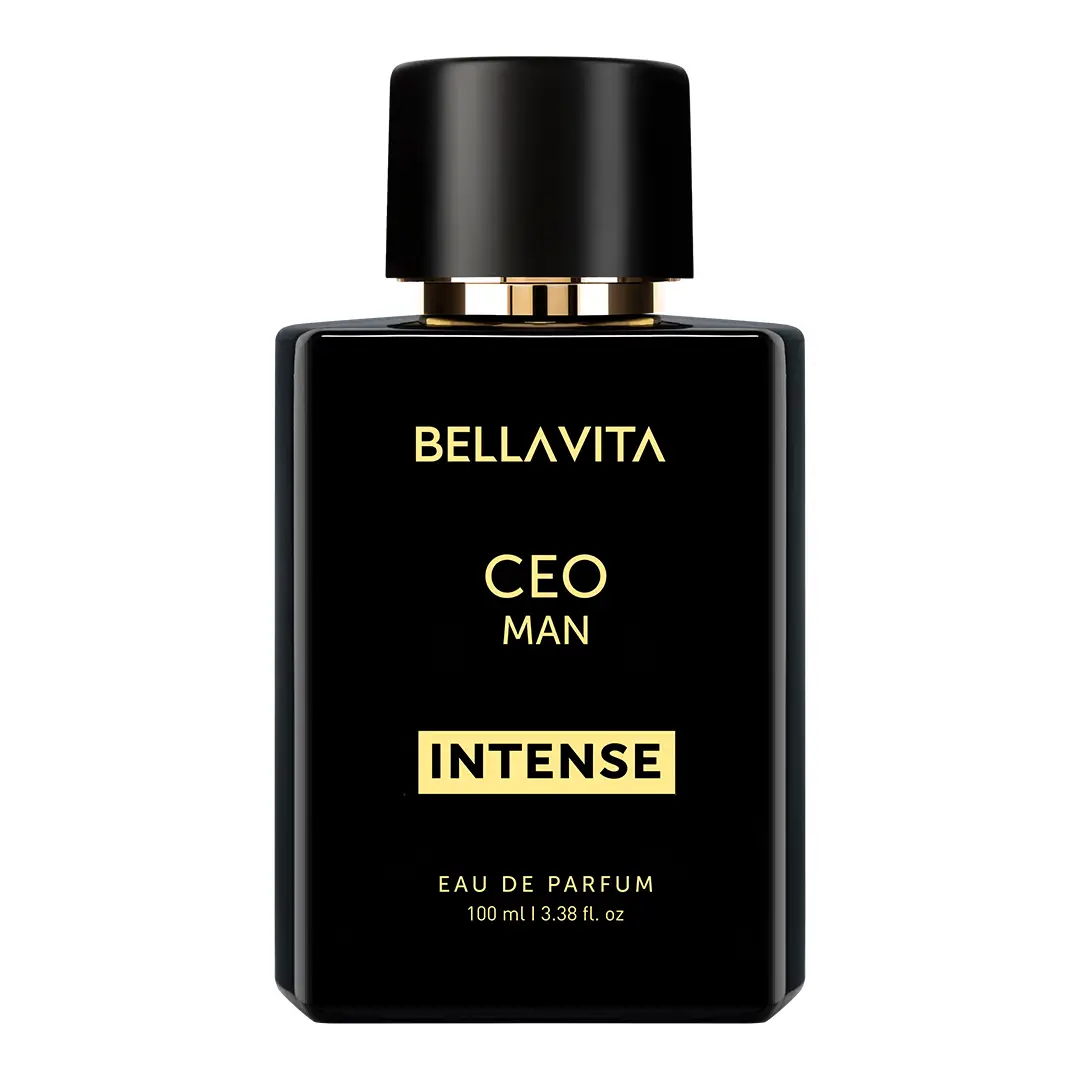 BellaVita Luxury's CEO Man Intense | EDP | Lavender, Carnation & Patchouli | Long Lasting | 18% Perfume Oil Concentration | 3.38 Fl.oz