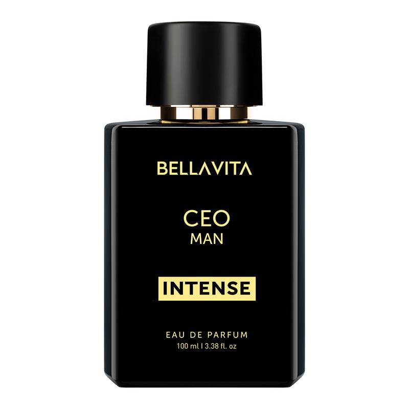 BellaVita Luxury's CEO Man Intense |  EDP | Lavender, Carnation & Patchouli | Long Lasting | 18% Perfume Oil Concentration | 3.38 Fl.oz