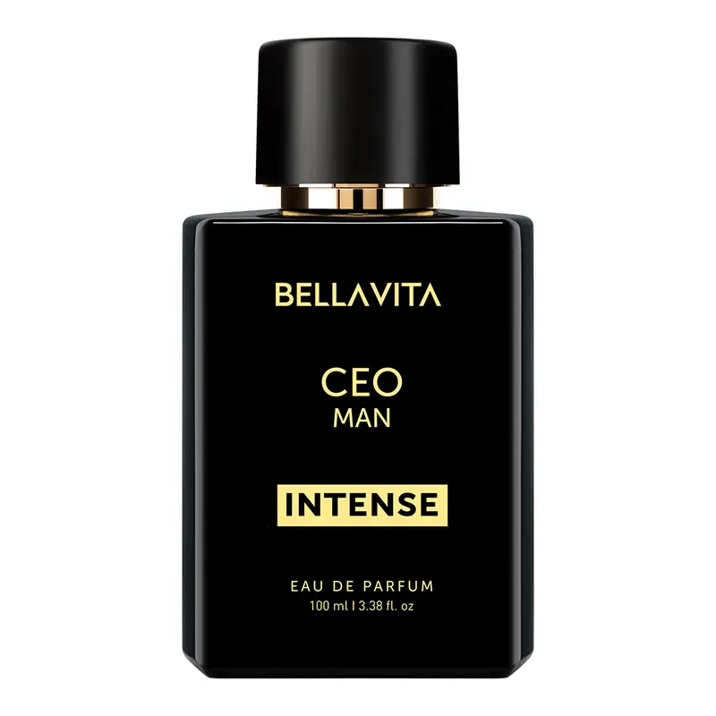 BellaVita Luxury's CEO Man Intense | EDP | Lavender, Carnation & Patchouli | Long Lasting | 18% Perfume Oil Concentration | 3.38 Fl.oz