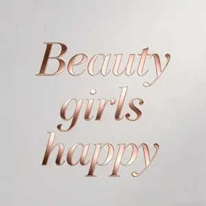 Beauty girls happy