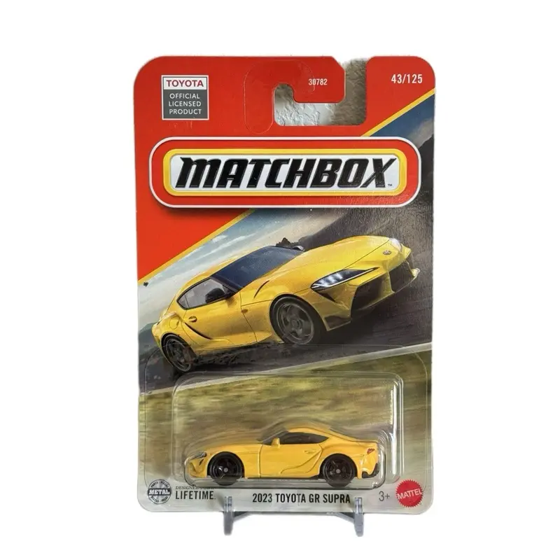 Matchbox 2023 Toyota GR Supra 1/64 Officially Licensed Diecast Car, Yellow Collectible Model Cars, Diecast Toys, Collectibles