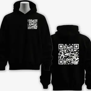 Funny FU QR Code Hoodie - Casual Pullover - Funny Gifts For Men ROR